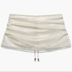 Savage X Fenty Gathered Mesh Skirt with Drawstring Sz M NWT!!!